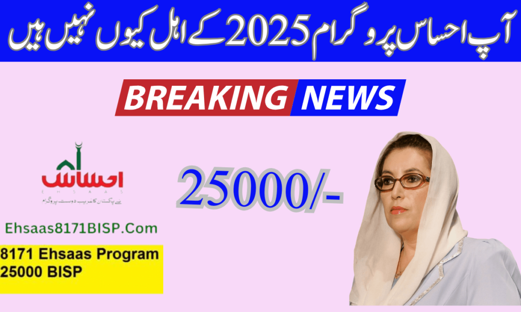 اہل لوگ تیار رہیں کہ حکومت پاکستان 25 ہزار روپے کے احساس پروگرام کے ذریعے غریبوں کو بہت پیسہ دینے جا رہی ہے۔