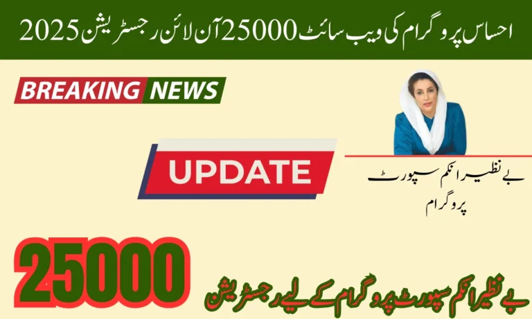 حکومت پاکستان نے احساس پروگرام کی ویب سائٹ لانچ کی ہے جس کے ذریعے 25000 مستحق اور اہل خاندانوں میں تقسیم کیے جا رہے ہیں۔