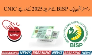 BISP Registration Check By CNIC New Method 2025