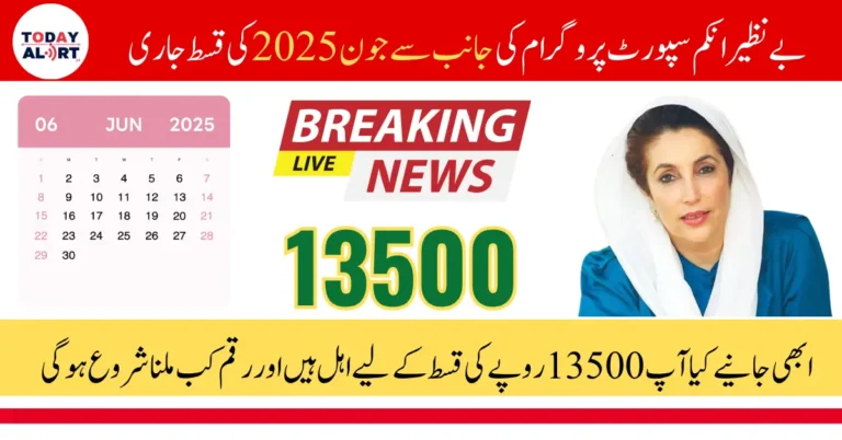 Benazir Kafalat Payment Status Check June 2025 Latest Update
