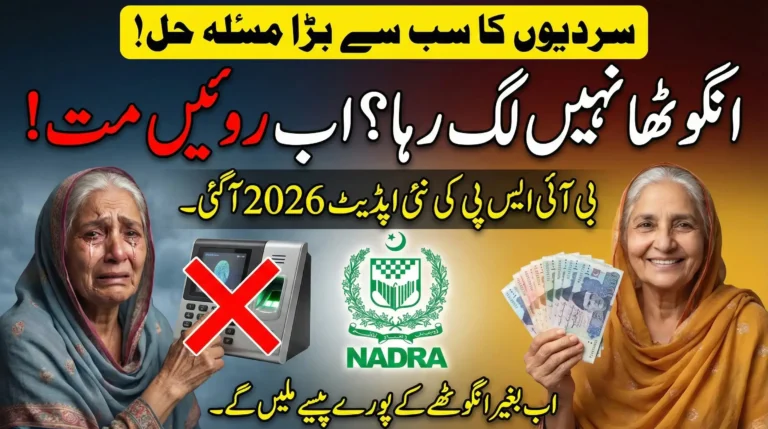 New BISP Biometric Update: Fingerprint Failure Solution 2026